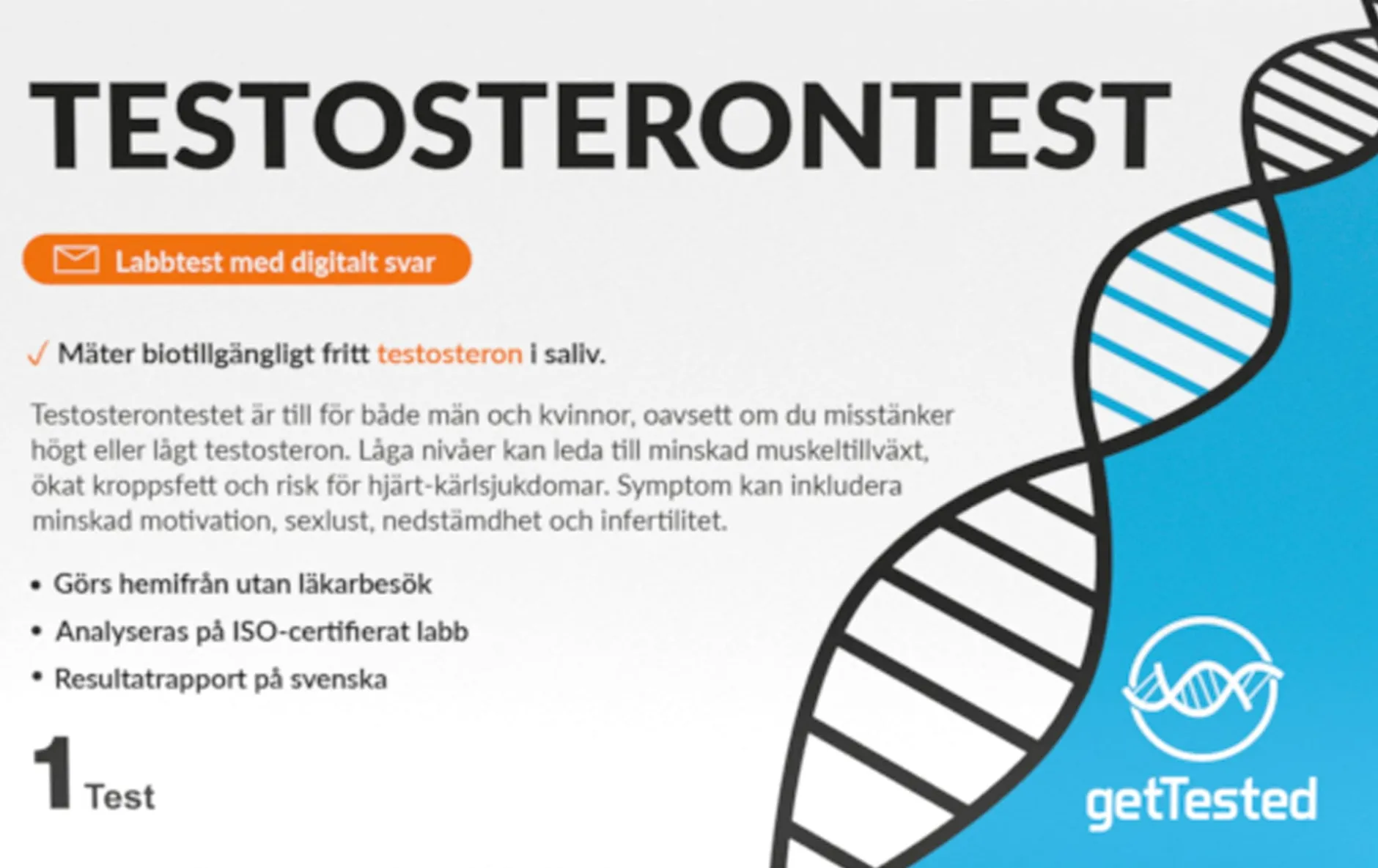 Get Tested Testosterontest (Labbtest)