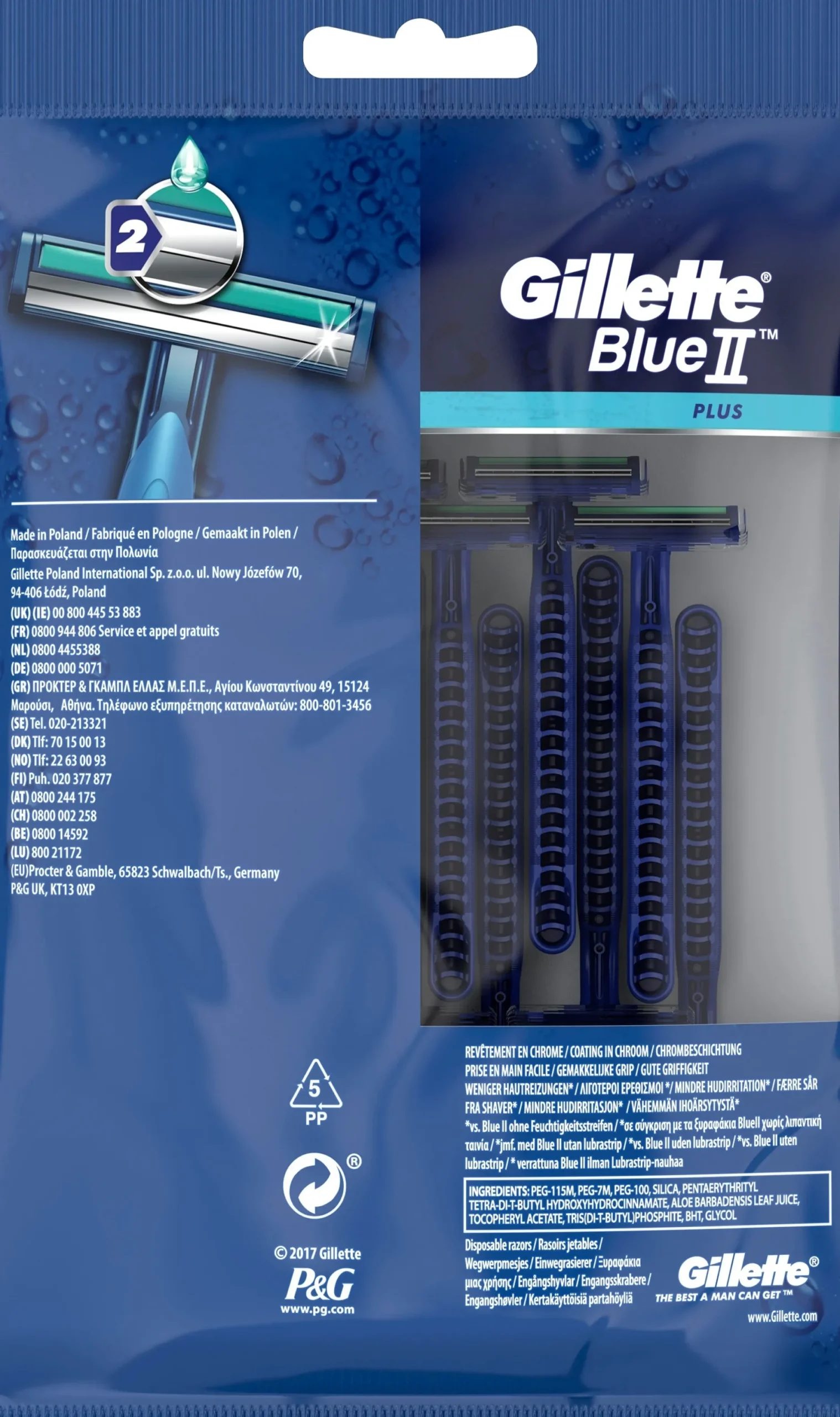 Gillette Fixed Plus Engångsrakhyvlar 15 st