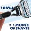 Gillette SkinGuard Sensitive Rakhyvel för män 1 Rakhyvel & 2 rakblad