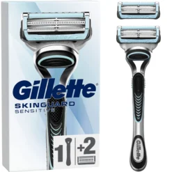 Gillette SkinGuard Sensitive Rakhyvel för män 1 Rakhyvel & 2 rakblad