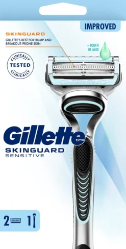 Gillette SkinGuard Sensitive Rakhyvel för män 1 Rakhyvel & 2 rakblad