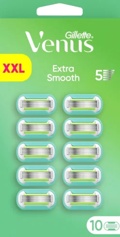 Gillette Venus Extra Smooth Rakblad för kvinnor 10 st
