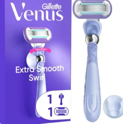 Gillette Venus Extra Smooth Swirl Rakhyvel & 1 Rakblad Inklusive Duschhållare