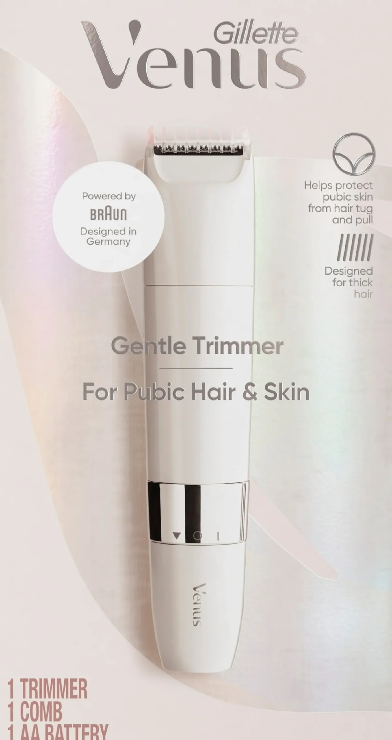 Gillette Venus Intimate Gentle Trimmer för Intimområdet