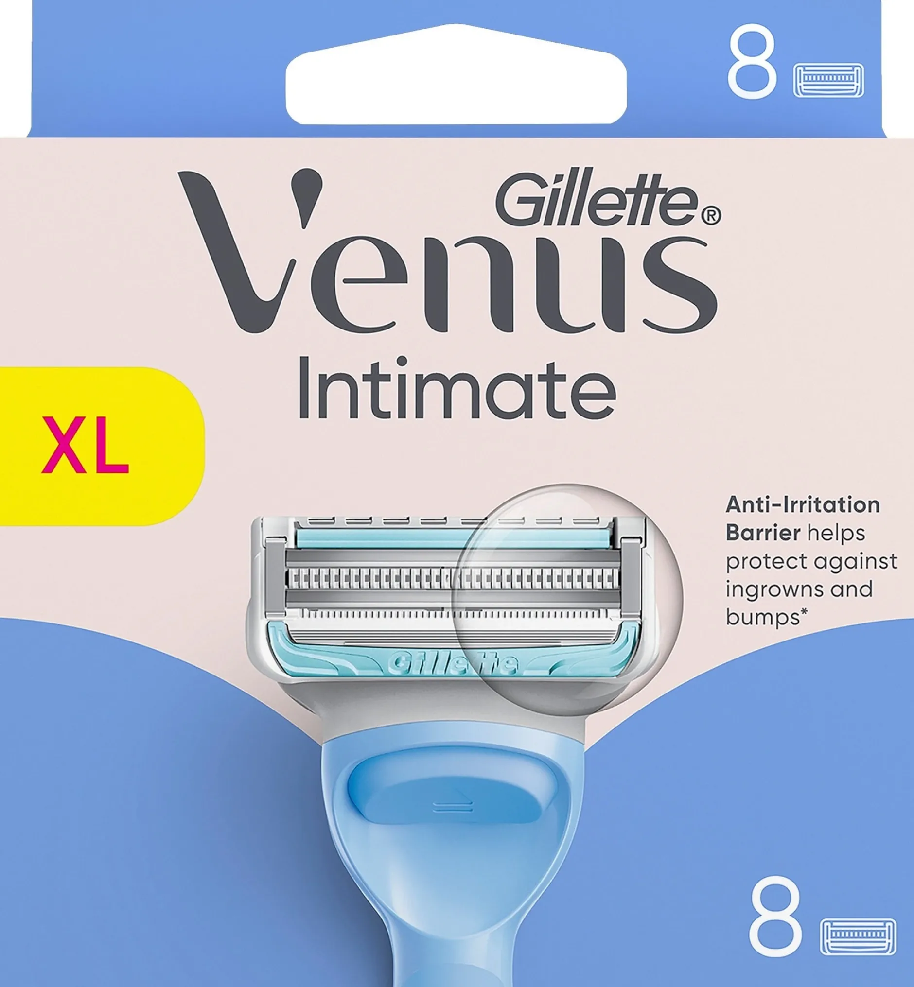 Gillette Venus Intimate Rakblad för Intimområdet 8 st