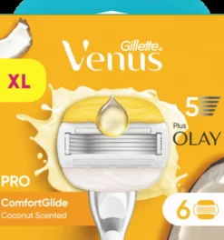 Gillette Venus Pro ComfortGlide Coconut & Olay rakblad 6 st