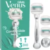 Gillette Venus Pro ComfortGlide Sensitive Rakhyvel med 3 st rakblad och duschhållare