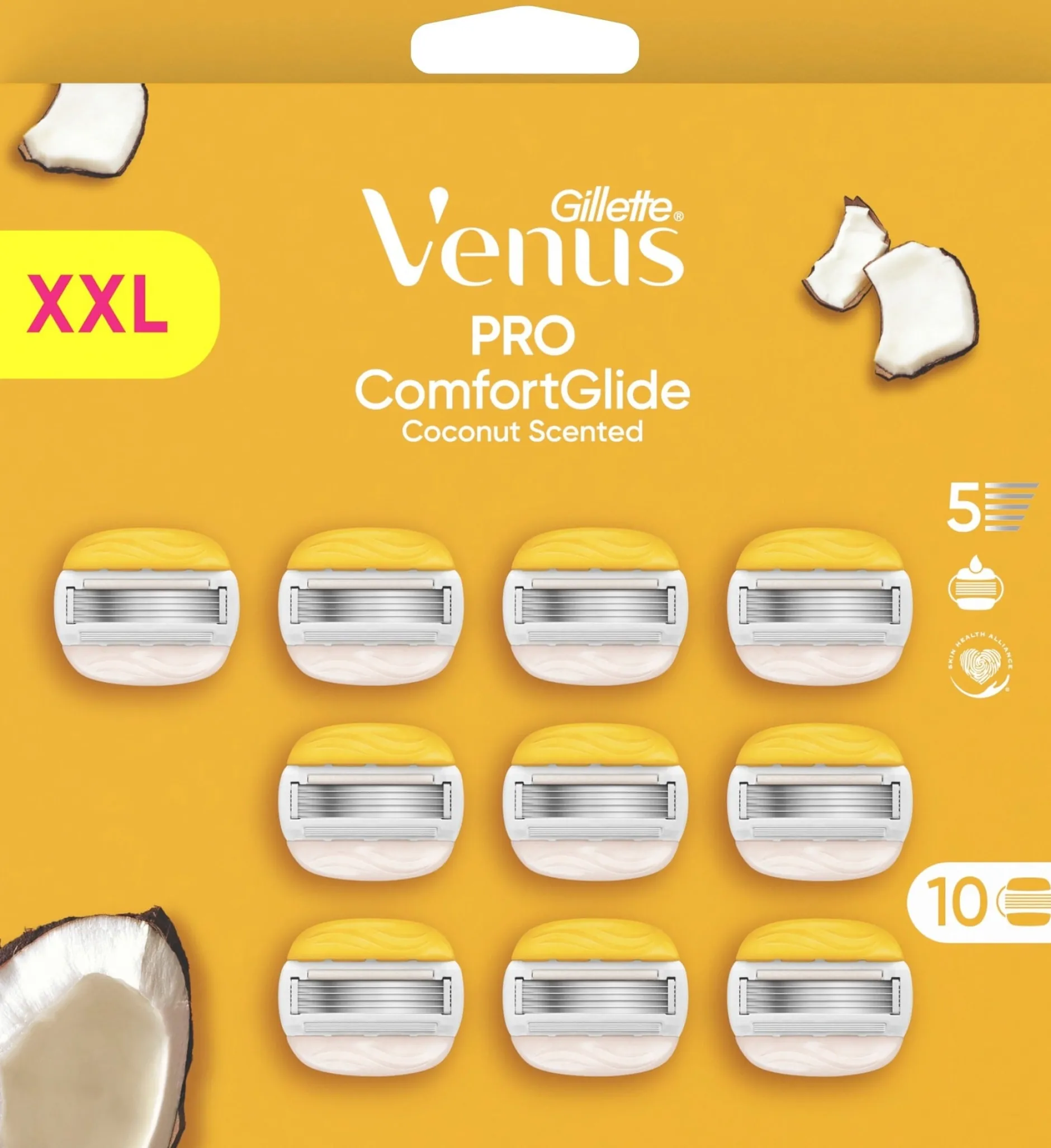 Gillette Venus Pro ComfortGlide Coconut & Olay rakblad 10 st