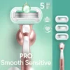 Gillette Venus Pro Smooth Sensitive Rakhyvel & 3 st Rakblad Samt Duschhållare