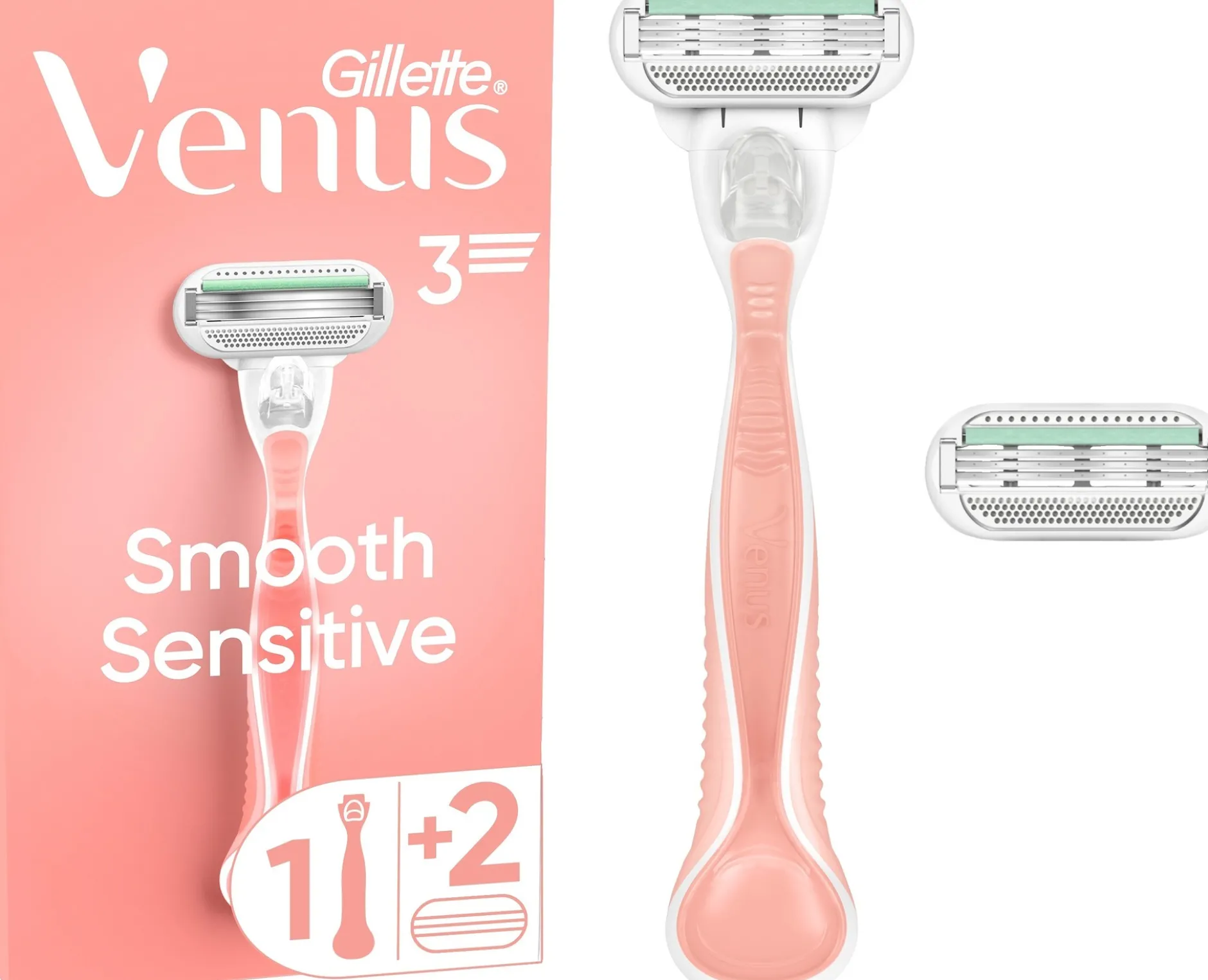 Gillette Venus Smooth Sensitive Pink H+2