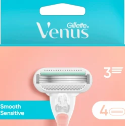 Gillette Venus Smooth Sensitive Rakblad 4 st
