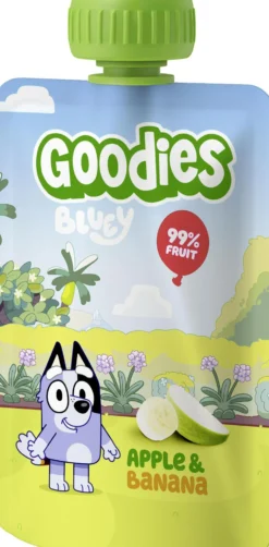 Goodies Bluey Klämmis Äpple Banan 3 år 100 g
