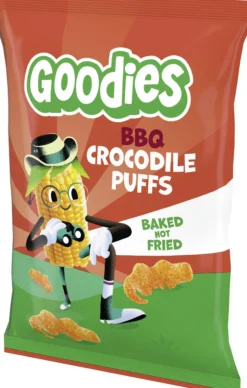 Goodies Crocodile Puffs BBQ 3 år 30 g