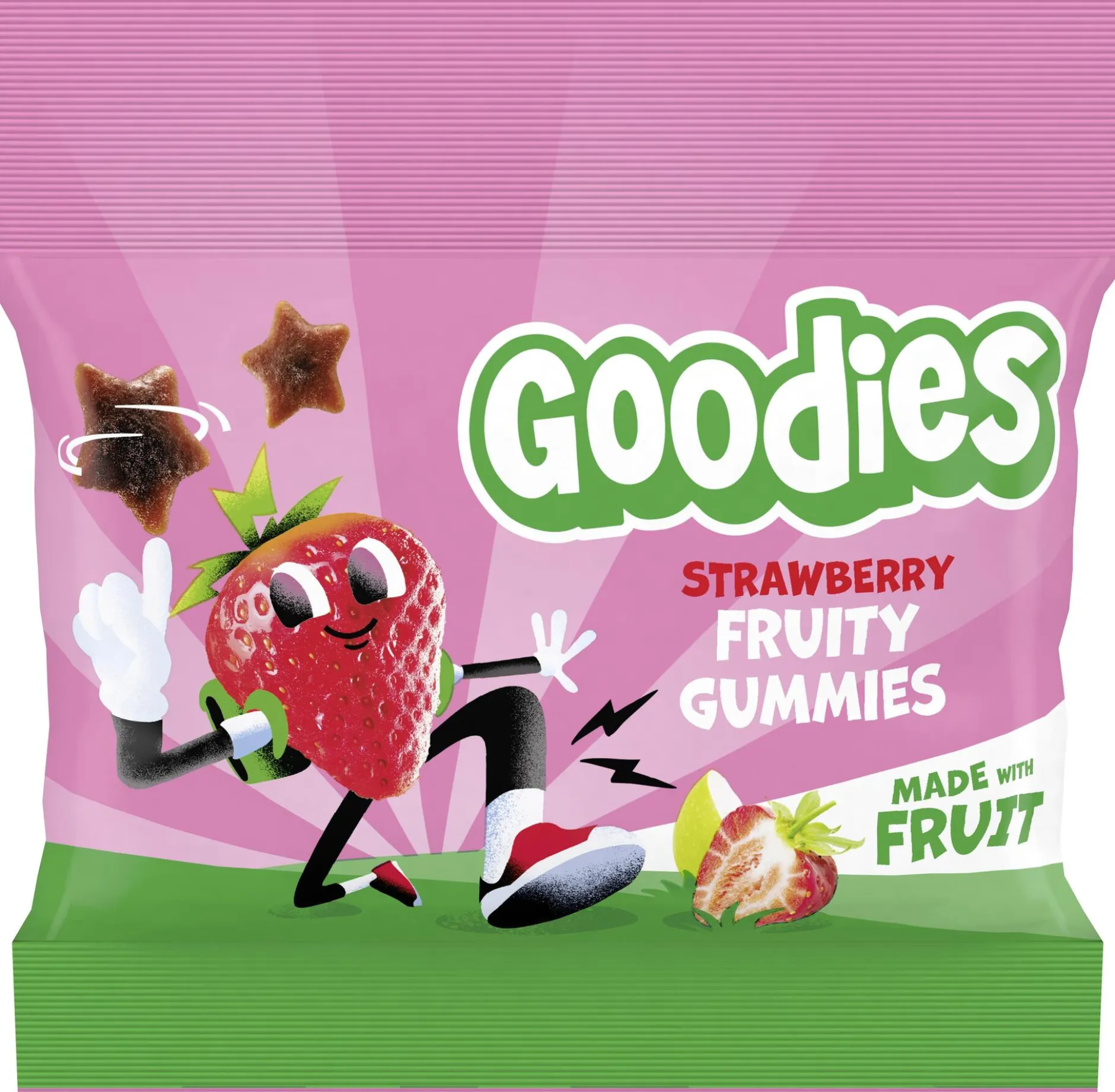Goodies Fruity Gummies Jordgubb 3 år 17 g