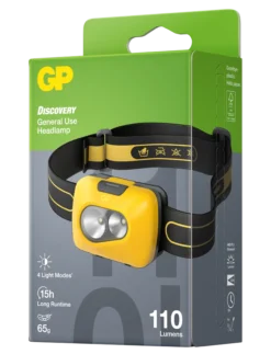 GP Batteries CH42 Discovery Pannlampa 110 Lumen