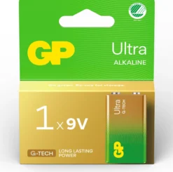GP Batteries Ultra Alkaline 9V Svanenmärkt 1 st