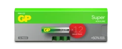 GP Super Alkaline AAA 24A/LR03 Batterier 12-pack