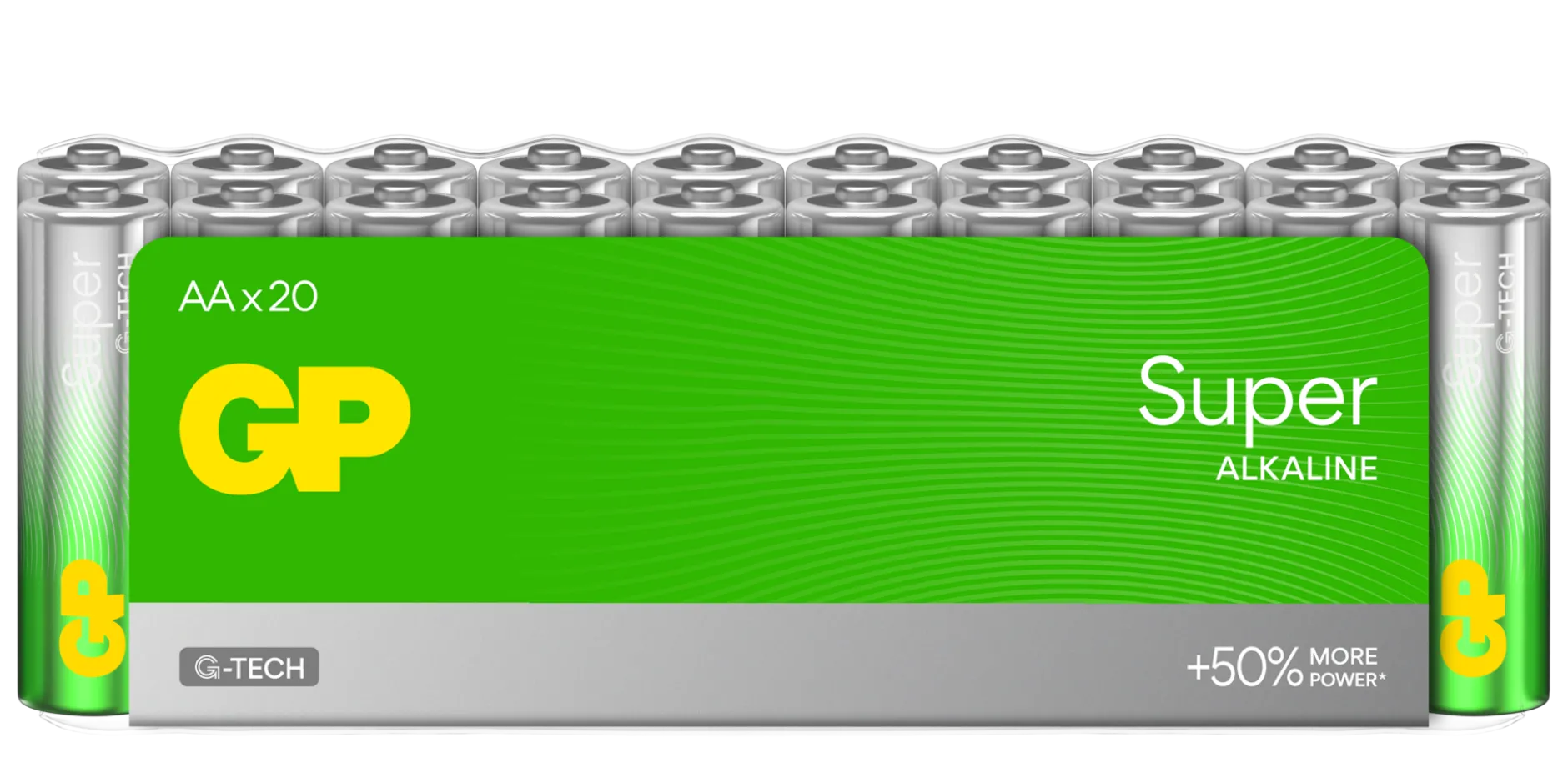 GP Super Alkaline 15A-S20 LR6 AA Batterier 20 st