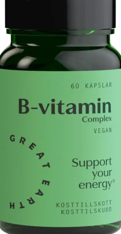 Great Earth B-vitamin Complex 60 kapslar