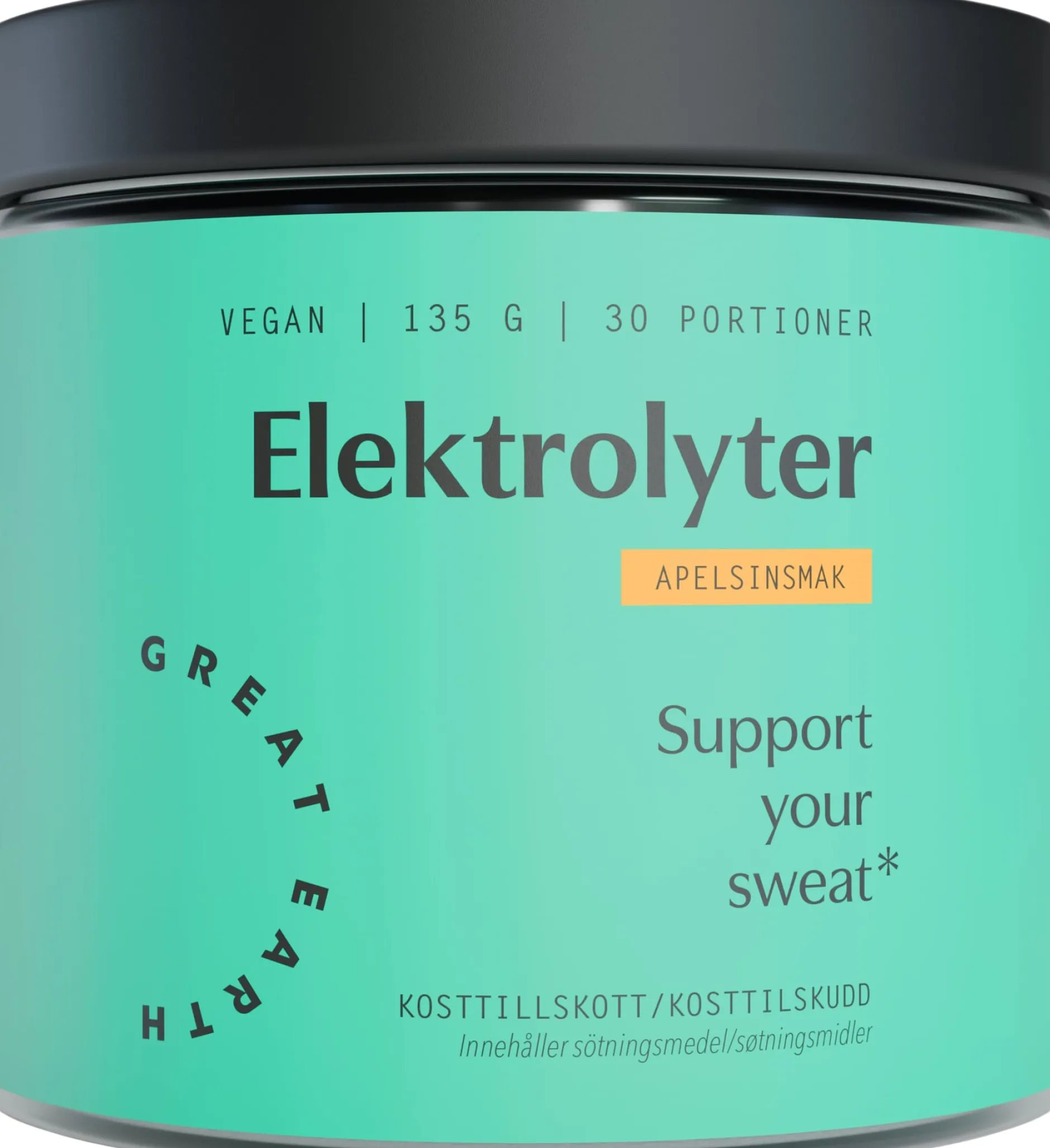 Great Earth Elektrolyter Apelsin 135 g