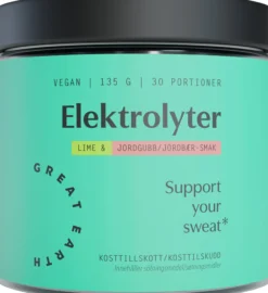 Great Earth Elektrolyter Jordgubb/Lime 135 g