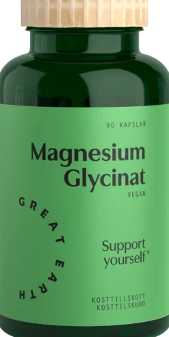 Great Earth Magnesiumglycinat 90 kapslar