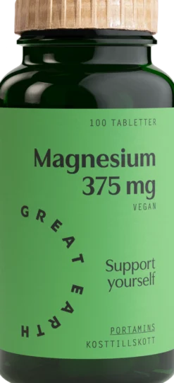 Great Earth Magnesium 375mg 100 tabletter