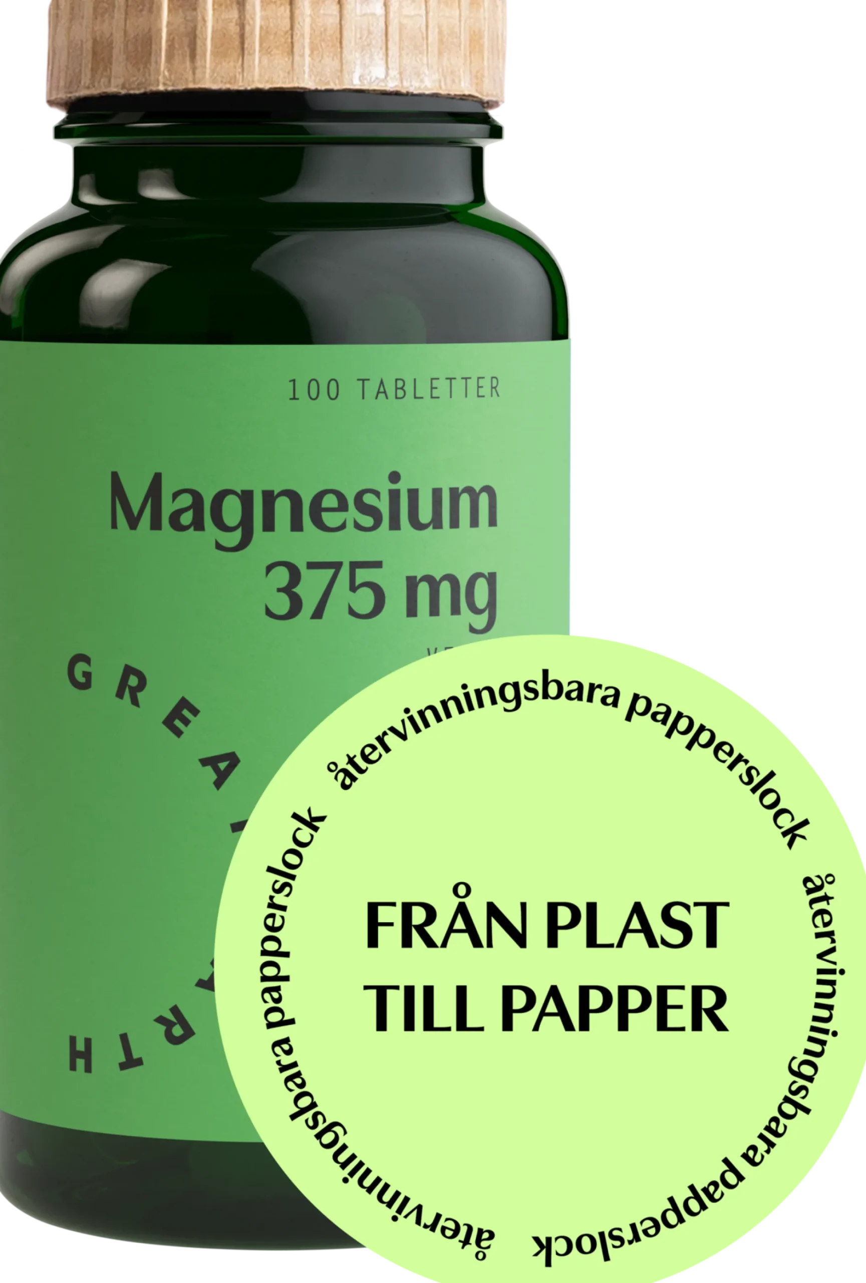 Great Earth Magnesium 375mg 100 tabletter