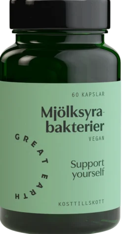 Great Earth Mjölksyrabakterier 60 kapslar