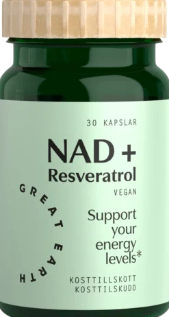 Great Earth NAD+ Resveratrol 30 kapslar