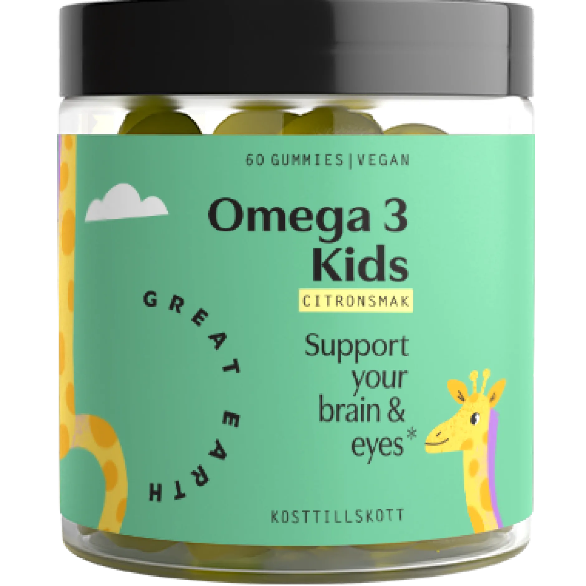 Great Earth Omega 3 Kids 60 tuggtabletter