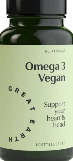 Great Earth Omega-3 Vegan 60 kapslar