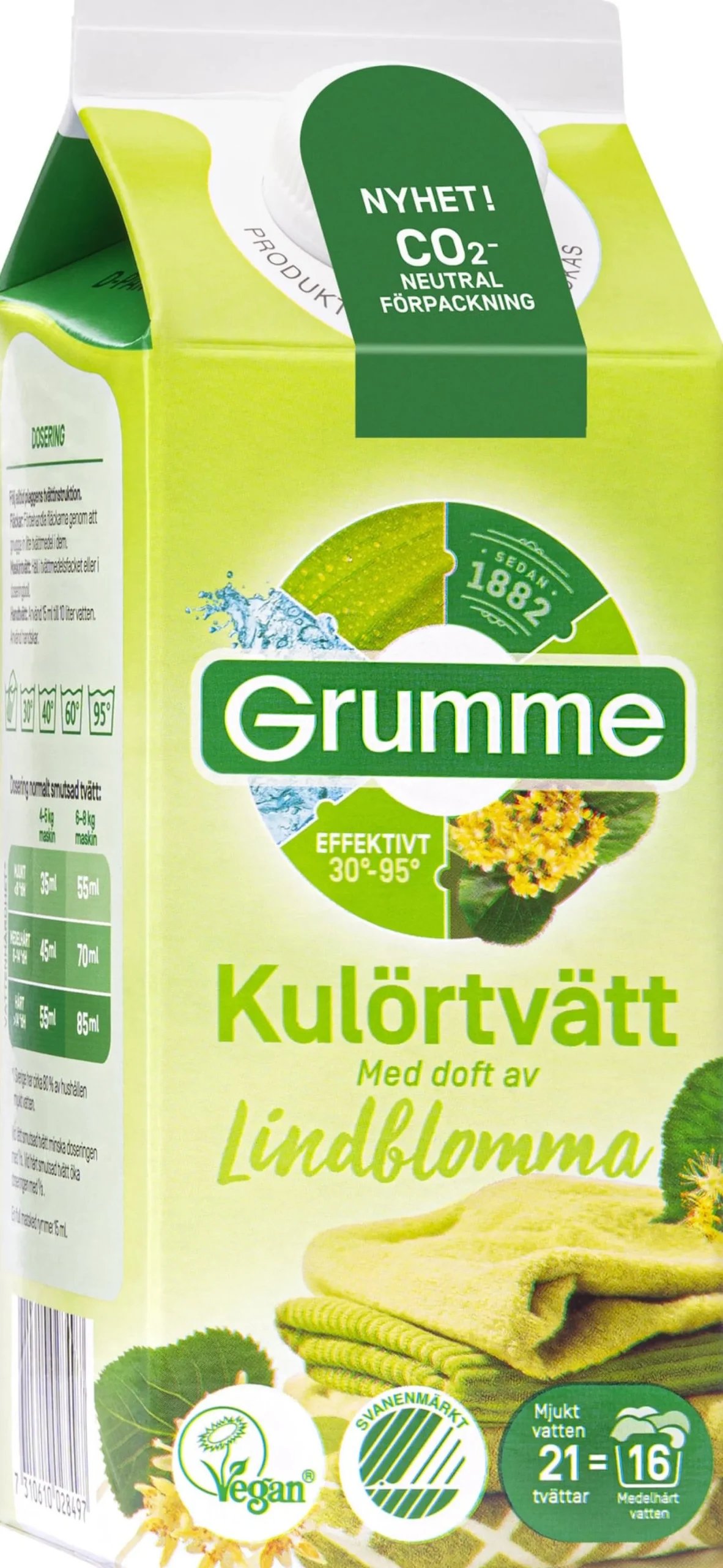 Grumme Kulörtvätt Lindblomma 750 ml