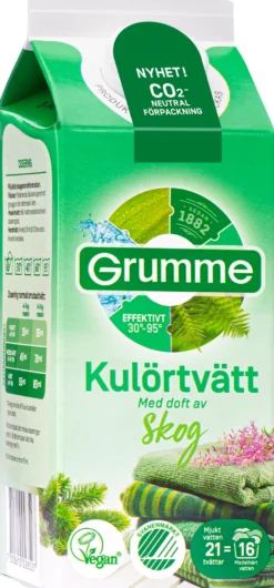 Grumme Kulörtvätt Skog 750 ml