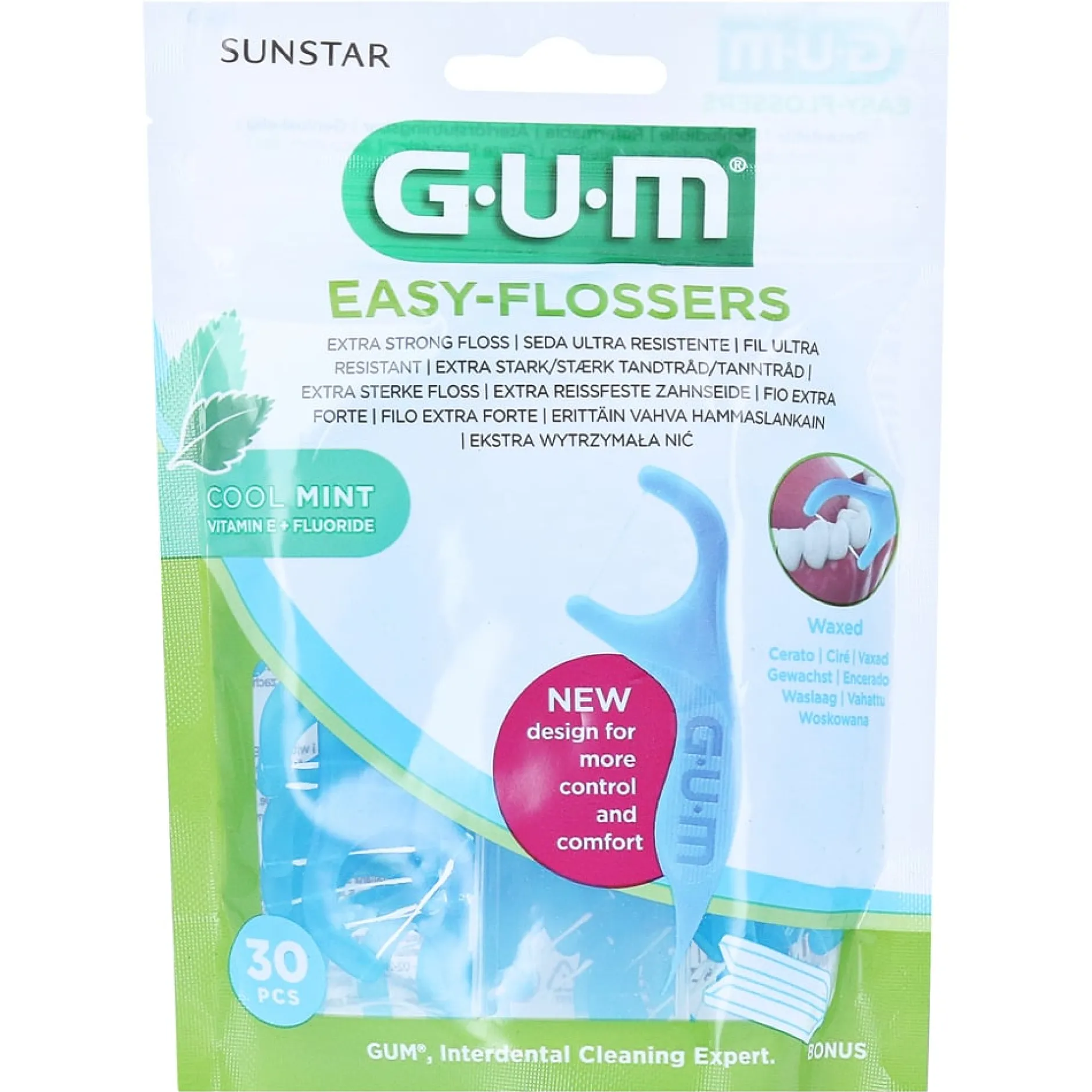 GUM EasyFlossers Tandtrådsbygel 30 st