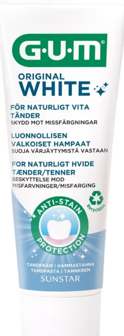 GUM Original White Tandkräm 75 ml