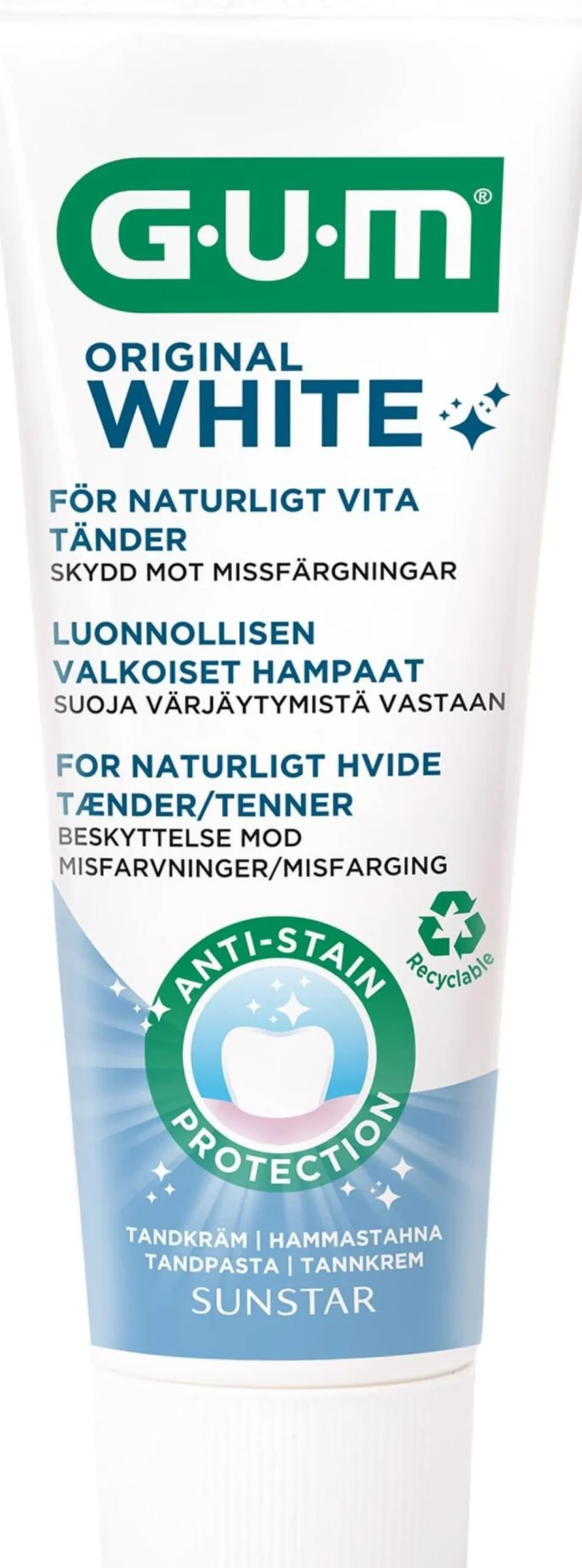 GUM Original White Tandkräm 75 ml