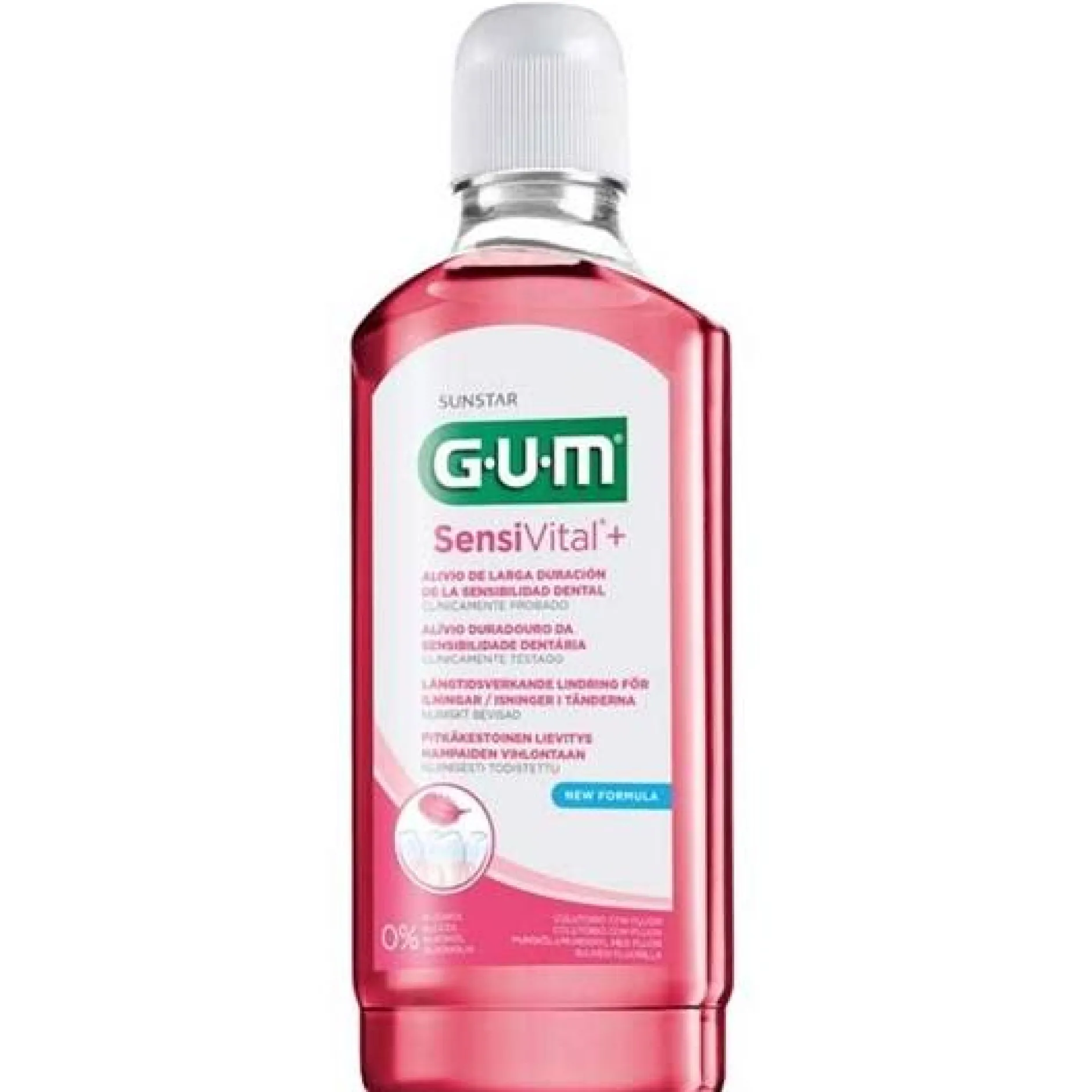 GUM Sensivital+ Munskölj 500 ml