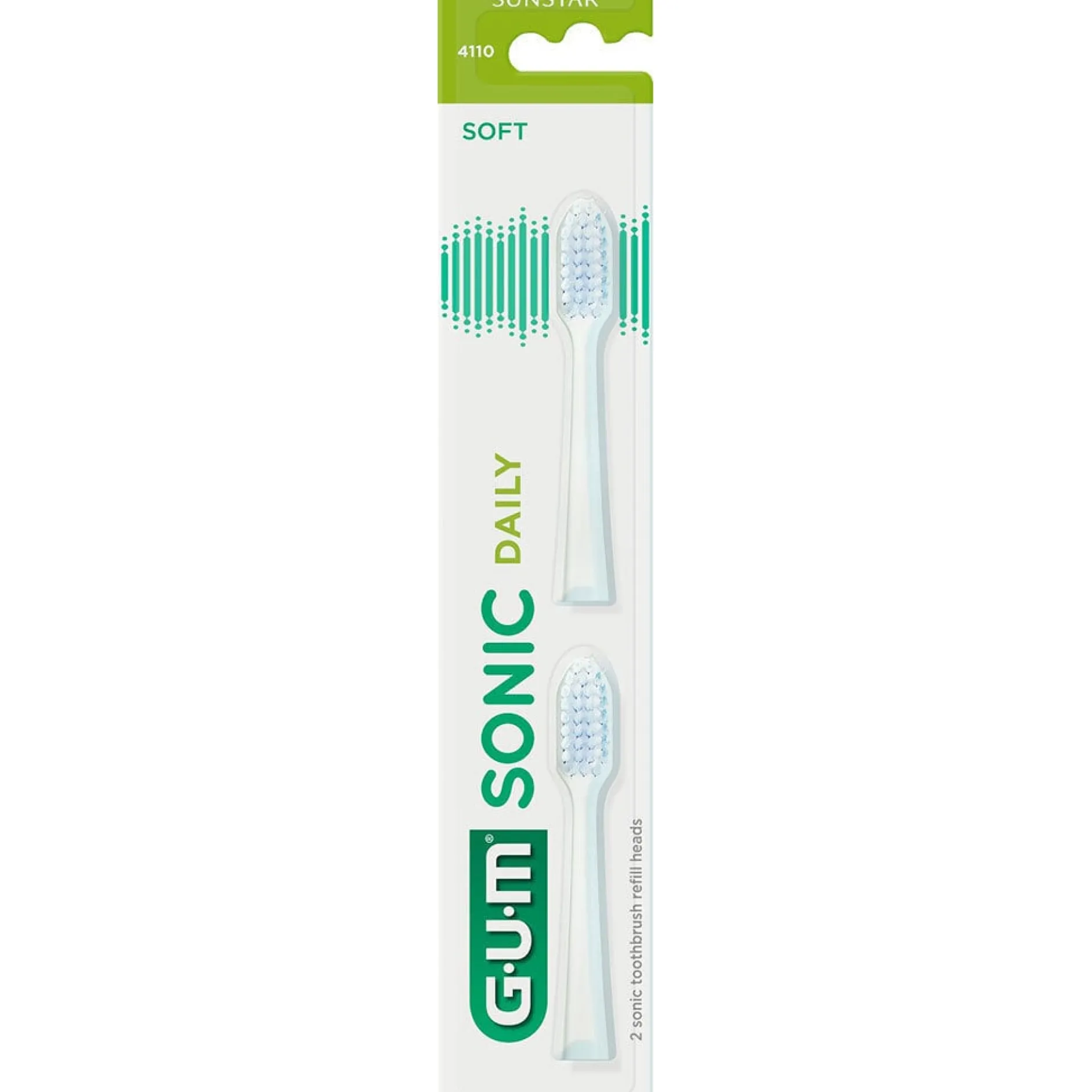 GUM Sonic Daily Refills White 2st