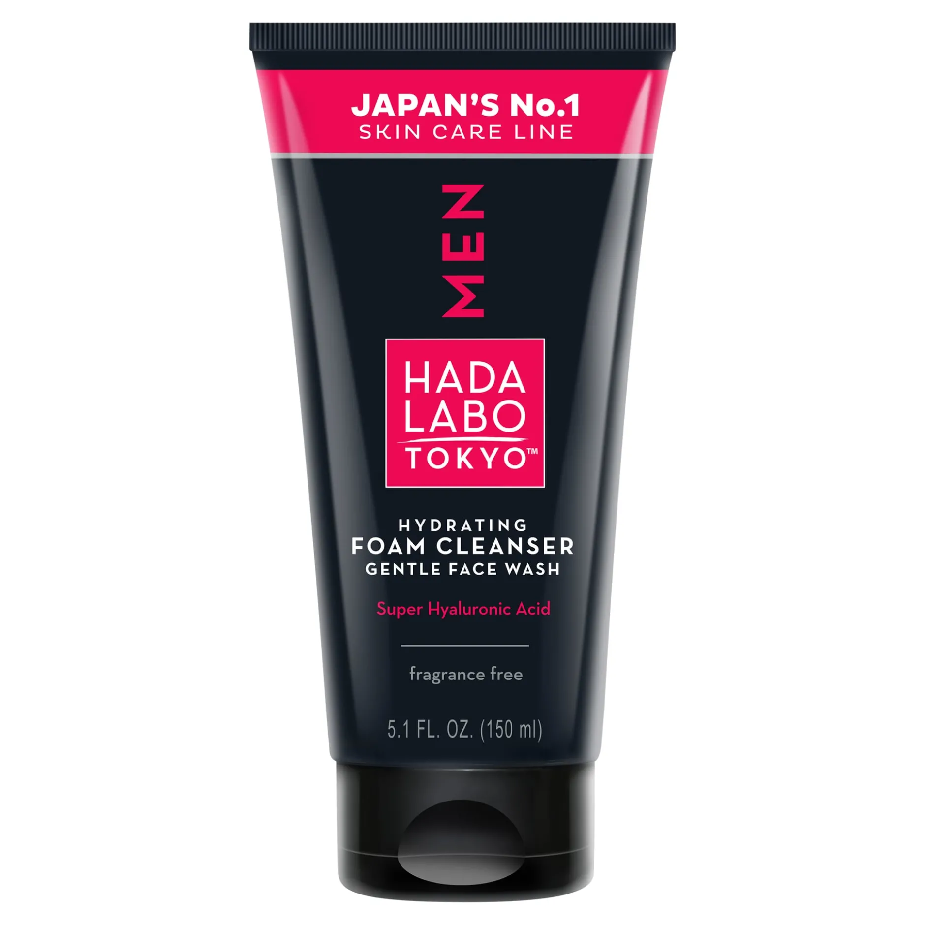 HADA LABO TOKYO MEN Hydrating Foam Cleanser Gentle Face Wash 150 ml