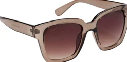 Haga Eyewear Marbella Transparent Khaki Brown Gradient lens