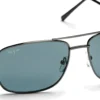 Haga Eyewear Prague Shiny Gun Grey lens