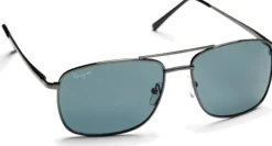 Haga Eyewear Prague Shiny Gun Grey lens