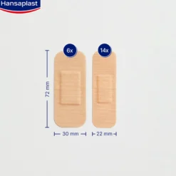 Hansaplast Elastic Extra Flexibelt Plåster 20 st