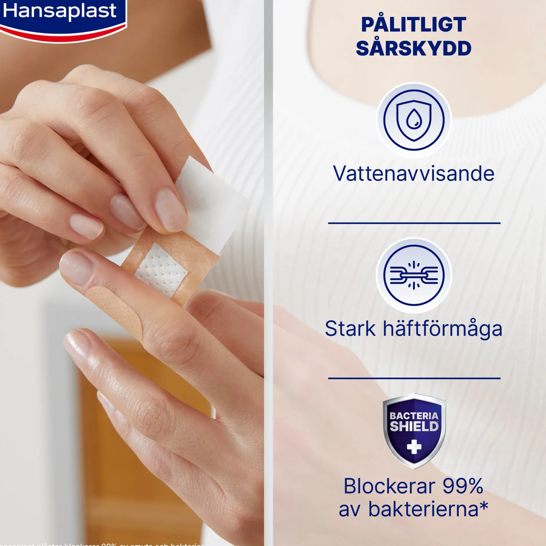 Hansaplast Universal Vattentåligt Plåster 1 m x 6 cm
