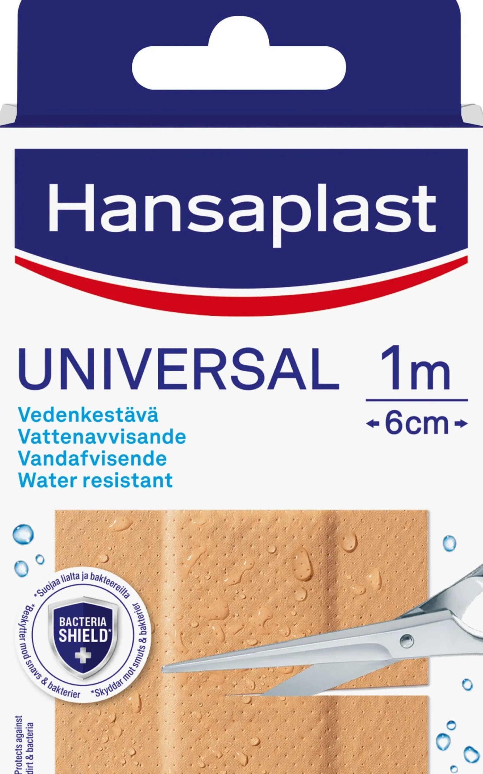Hansaplast Universal Vattentåligt Plåster 1 m x 6 cm
