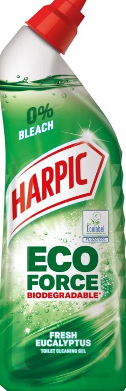 Harpic Gel Essential Eco Vinegar Biodegradable Toalettrengöring 750 ml