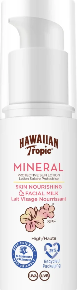 Hawaiian Tropic Mineral Sun Milk Face SPF30 50 ml