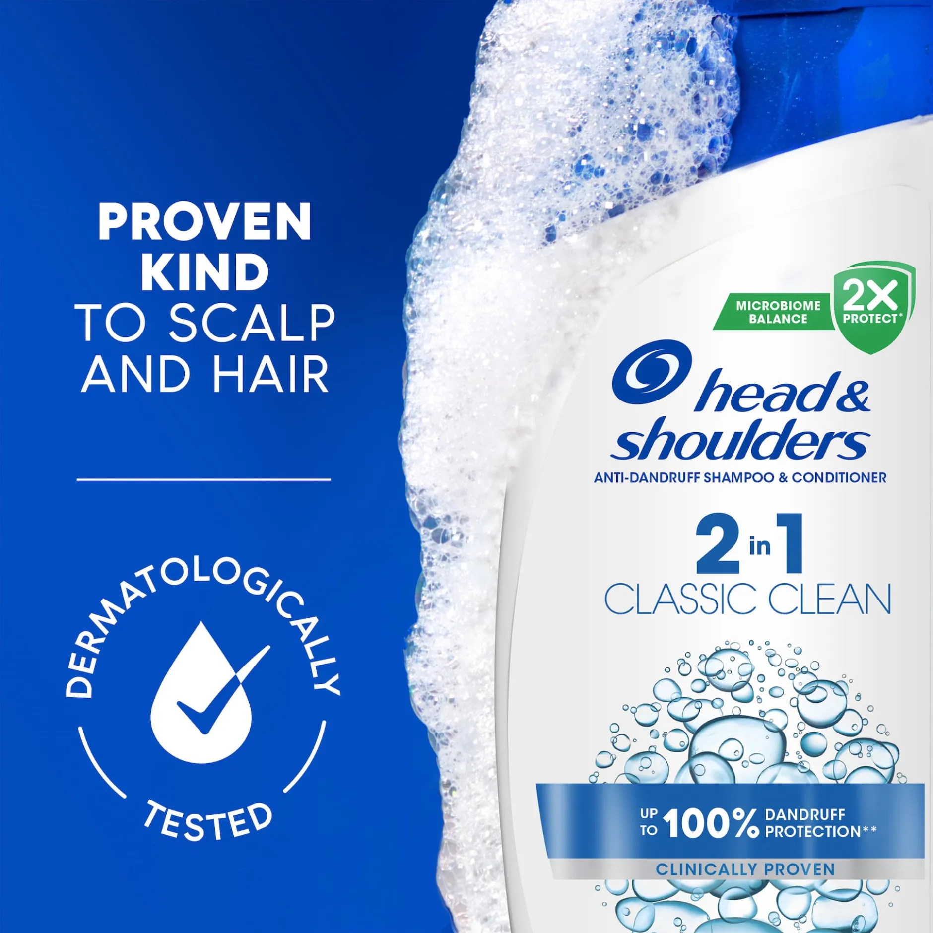 Head & Shoulders Classic Clean 2-i-1 Schampo mot mjäll 250 ml