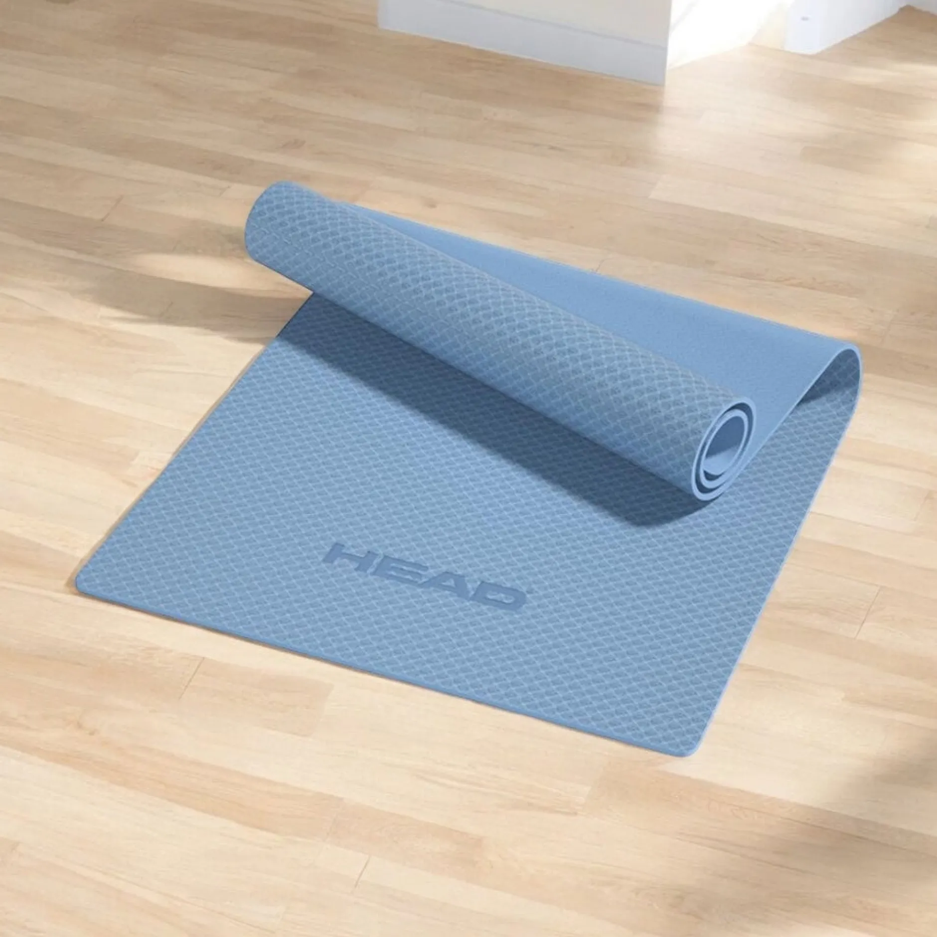 Head Yoga Matta Blå